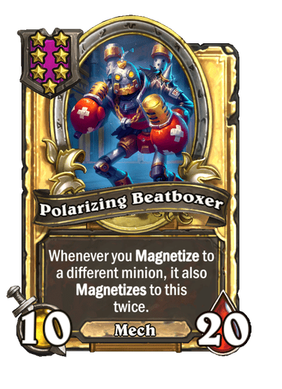 Polarizing Beatboxer Hearthstone kártya