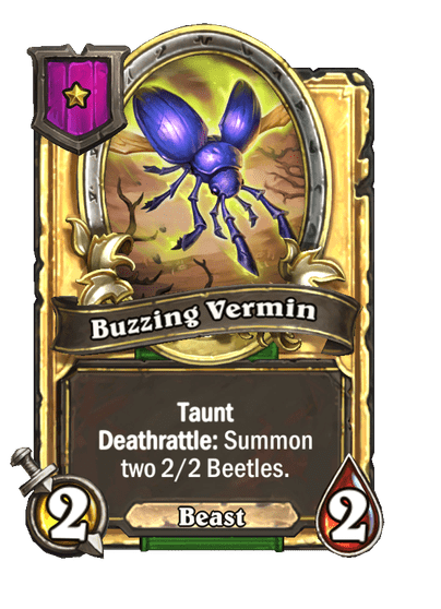Buzzing Vermin Hearthstone kártya