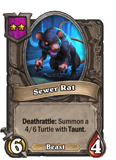 Sewer Rat Hearthstone kártya