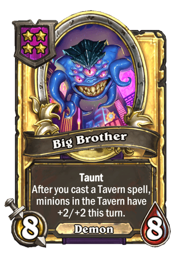 Big Brother Hearthstone kártya