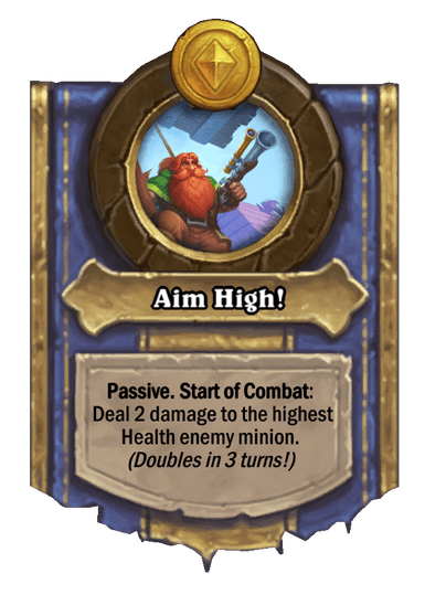 Aim High! Hearthstone kártya