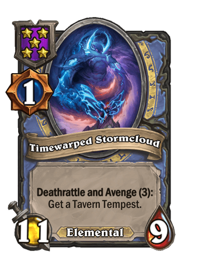 Timewarped Stormcloud Hearthstone kártya