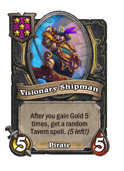 Visionary Shipman Hearthstone kártya