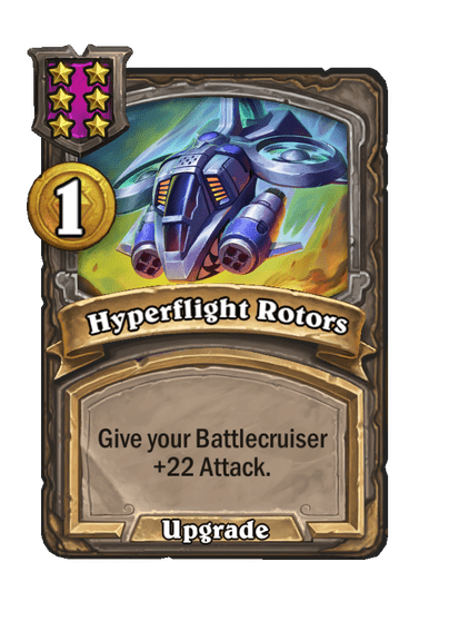 Hyperflight Rotors Hearthstone kártya