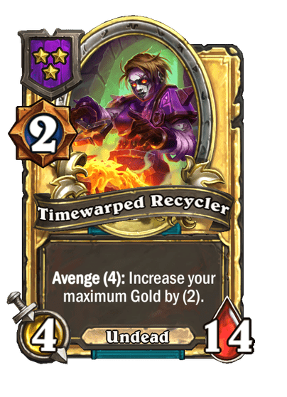 Timewarped Recycler Hearthstone kártya