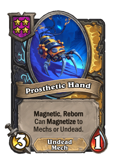 Prosthetic Hand Hearthstone kártya