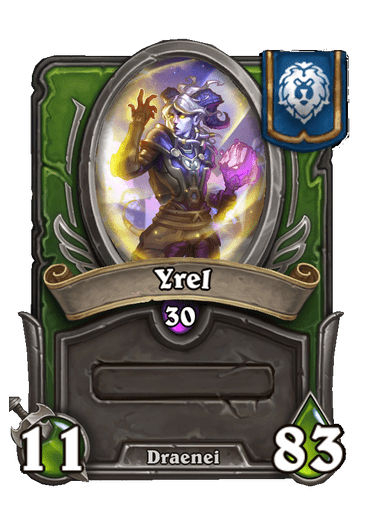 Yrel Hearthstone kártya