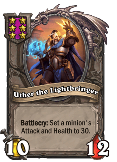 Uther the Lightbringer Hearthstone kártya