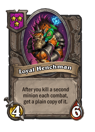 Loyal Henchman Hearthstone kártya