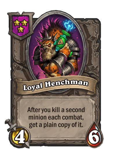 Loyal Henchman Hearthstone kártya