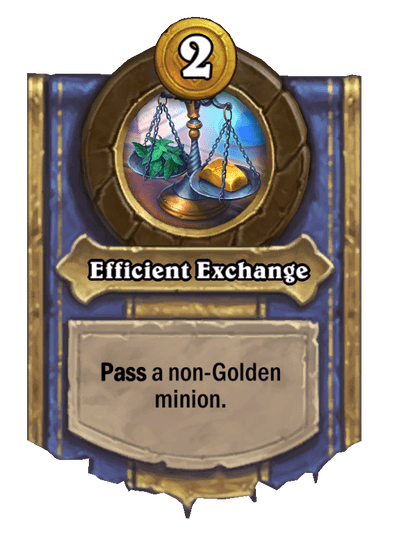 Efficient Exchange Hearthstone kártya