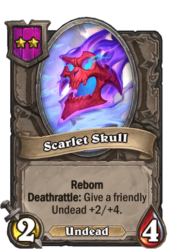 Scarlet Skull Hearthstone kártya