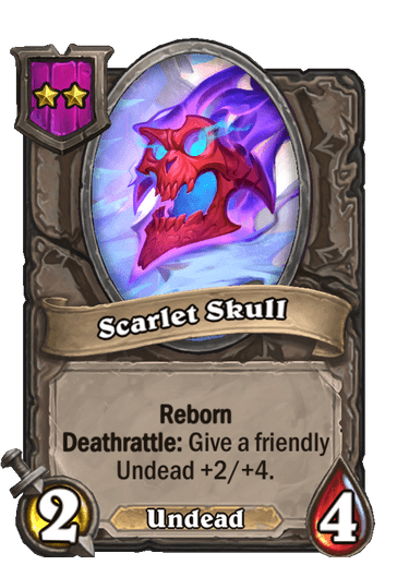Scarlet Skull Hearthstone kártya