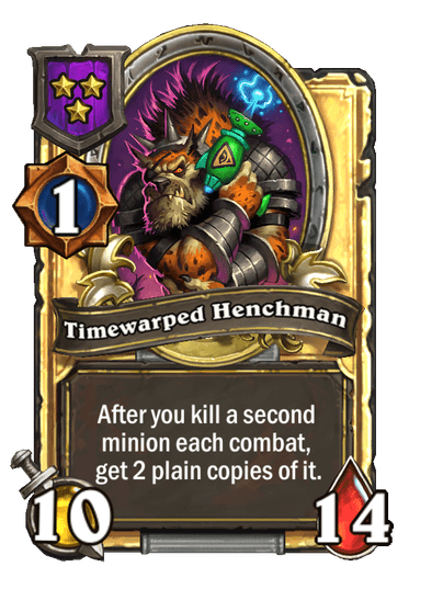 Timewarped Henchman Hearthstone kártya