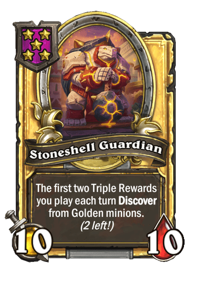Stoneshell Guardian Hearthstone kártya