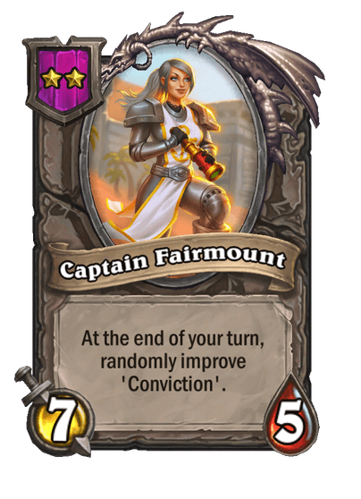 Captain Fairmount Hearthstone kártya