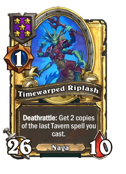 Timewarped Riplash Hearthstone kártya