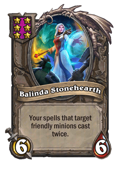 Balinda Stonehearth Hearthstone kártya