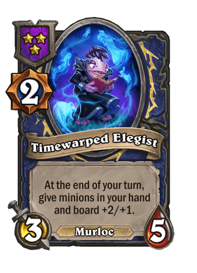Timewarped Elegist Hearthstone kártya