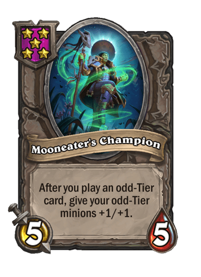 Mooneater's Champion Hearthstone kártya