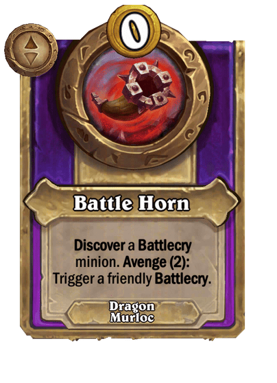 Battle Horn Hearthstone kártya