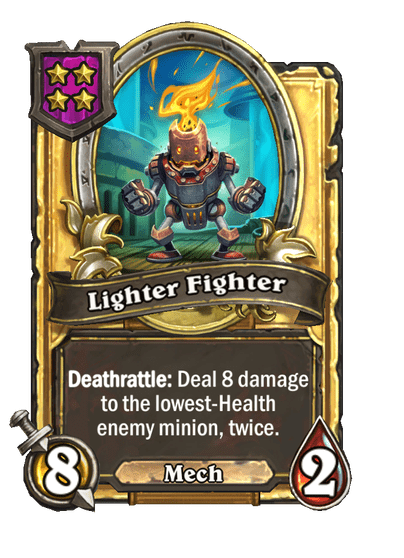 Lighter Fighter Hearthstone kártya