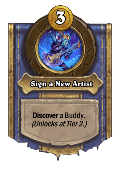 Sign a New Artist Hearthstone kártya