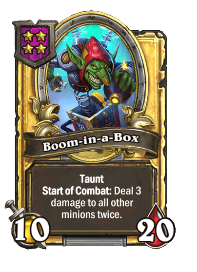 Boom-in-a-Box Hearthstone kártya
