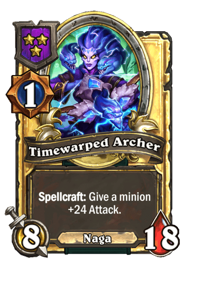Timewarped Archer Hearthstone kártya