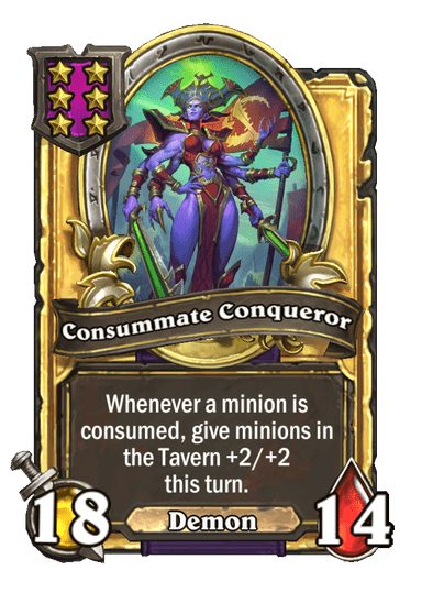 Consummate Conqueror Hearthstone kártya