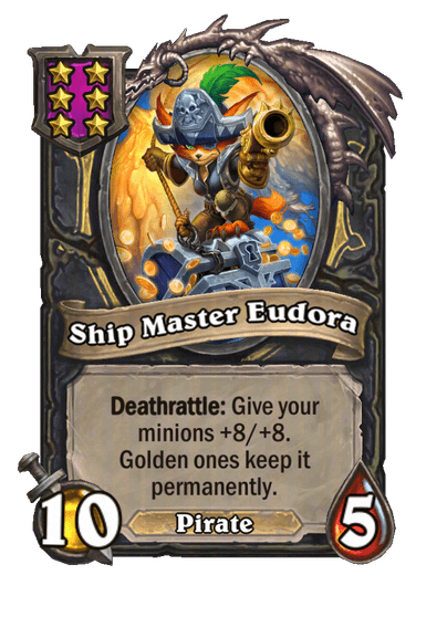 Ship Master Eudora Hearthstone kártya