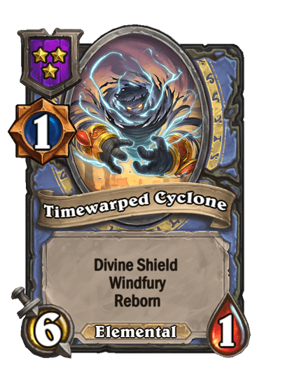 Timewarped Cyclone Hearthstone kártya