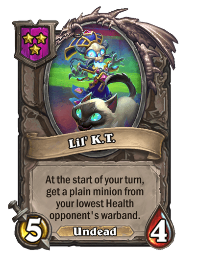 Lil' K.T. Hearthstone kártya