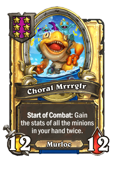 Choral Mrrrglr Hearthstone kártya