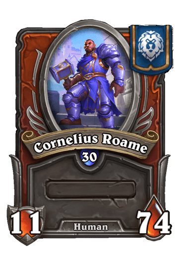 Cornelius Roame Hearthstone kártya