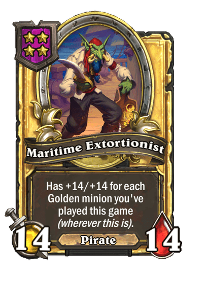 Maritime Extortionist Hearthstone kártya