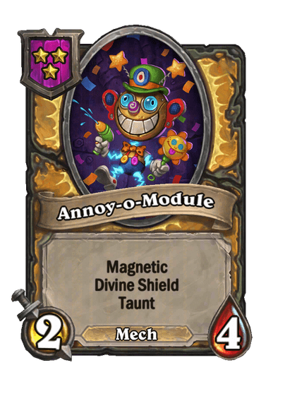 Annoy-o-Module Hearthstone kártya