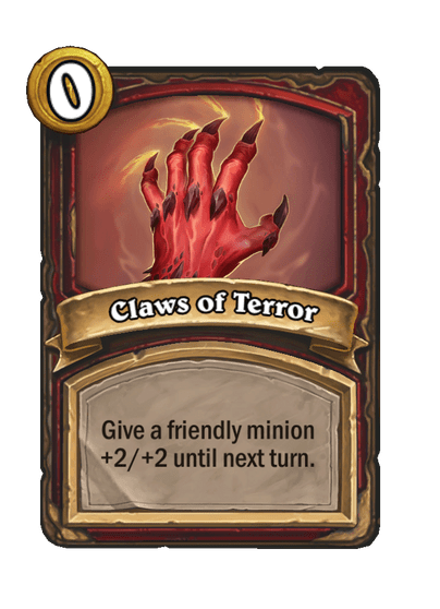 Claws of Terror Hearthstone kártya