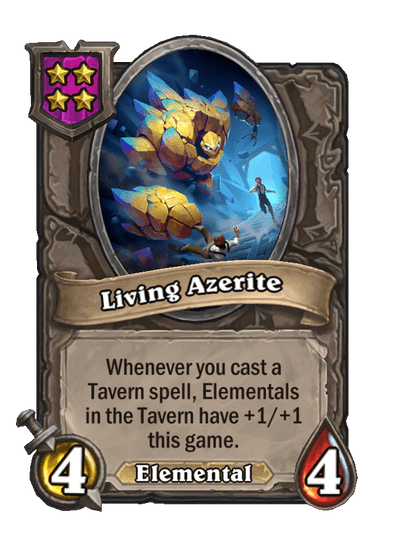 Living Azerite Hearthstone kártya