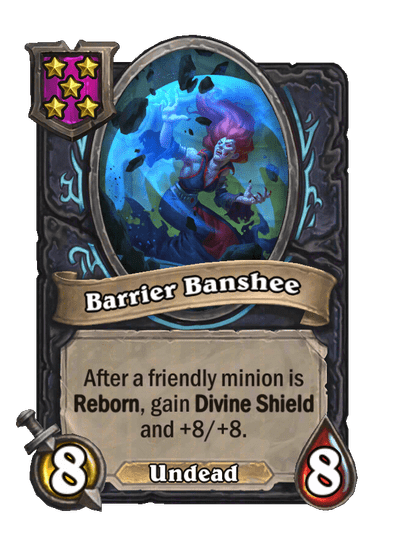 Barrier Banshee Hearthstone kártya