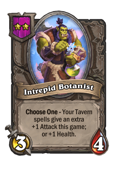 Intrepid Botanist Hearthstone kártya