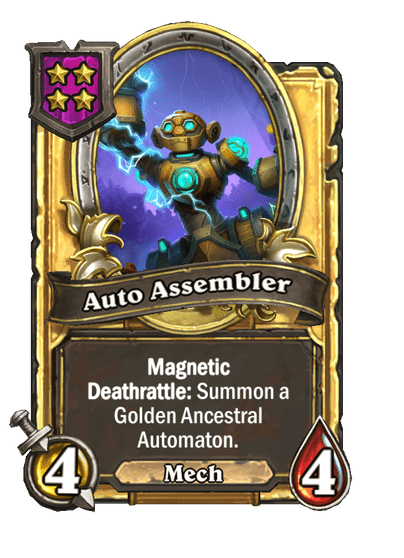 Auto Assembler Hearthstone kártya