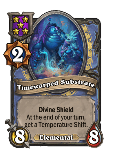 Timewarped Substrate Hearthstone kártya
