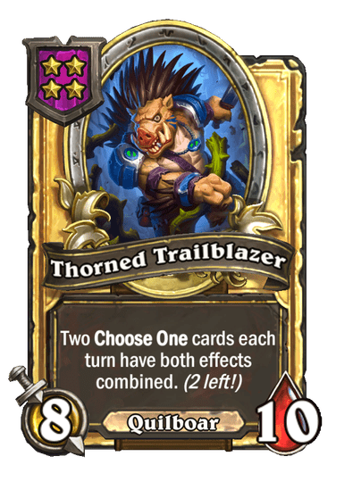Thorned Trailblazer Hearthstone kártya