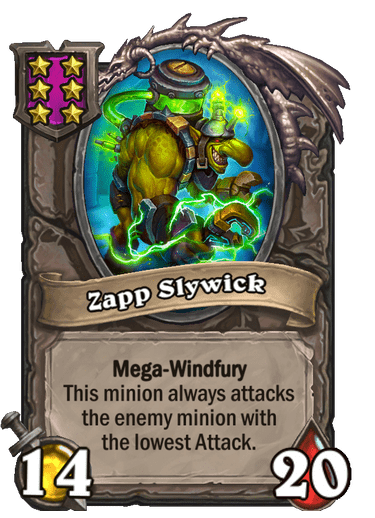 Zapp Slywick Hearthstone kártya