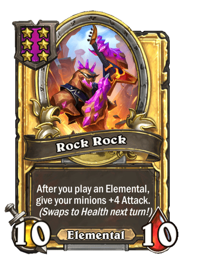 Rock Rock Hearthstone kártya