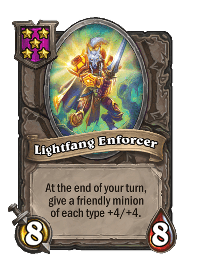Lightfang Enforcer Hearthstone kártya