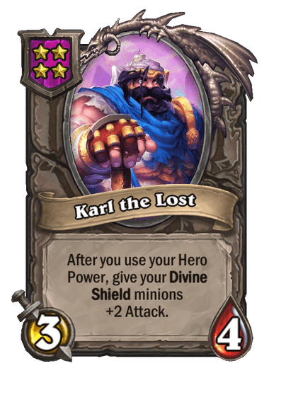Karl the Lost Hearthstone kártya