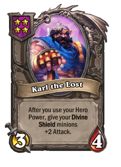Karl the Lost Hearthstone kártya
