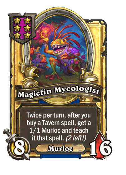 Magicfin Mycologist Hearthstone kártya
